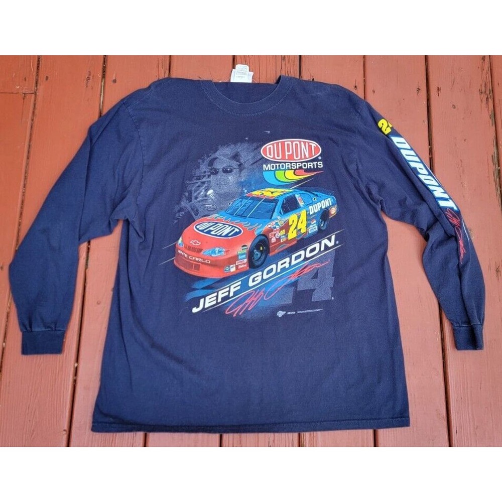 Y2K 2009 Jeff Gordon Winners Circle Lonf Sleeve T-shirt Men’s XL Nascar
